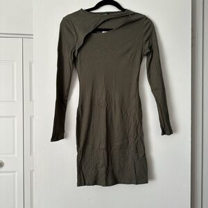 Wild Fable Olive Long Sleeve Dress